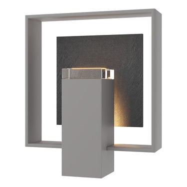 Shadow Box Medium w/Slate Outdoor Sconce 11