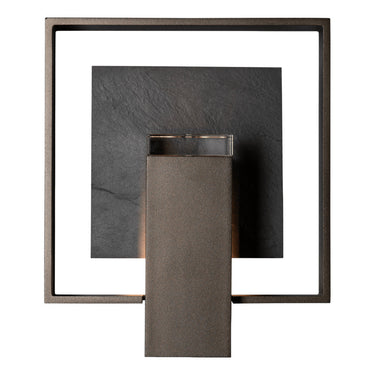 Shadow Box Medium w/Slate Outdoor Sconce 2
