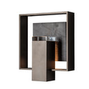 Shadow Box Small w/Slate Dark Sky Friendly Outdoor Sconce 4