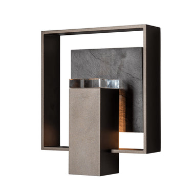 Shadow Box Small w/Slate Dark Sky Friendly Outdoor Sconce 4