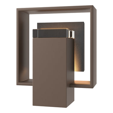 Shadow Box Small w/Slate Outdoor Sconce 7