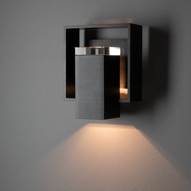 Shadow Box Small w/Slate Outdoor Sconce 1
