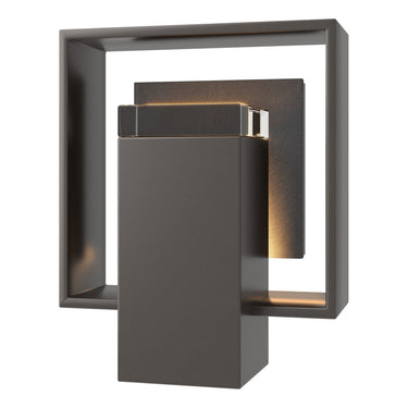Shadow Box Small w/Slate Outdoor Sconce 6