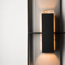 Shadow Box Tall Outdoor Sconce 1