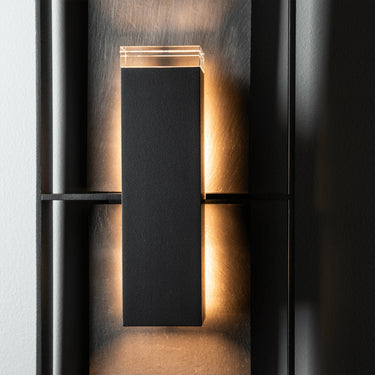 Shadow Box Tall w/Slate Dark Sky Friendly Outdoor Sconce 1