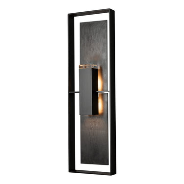 Shadow Box Tall w/Slate Outdoor Sconce 5