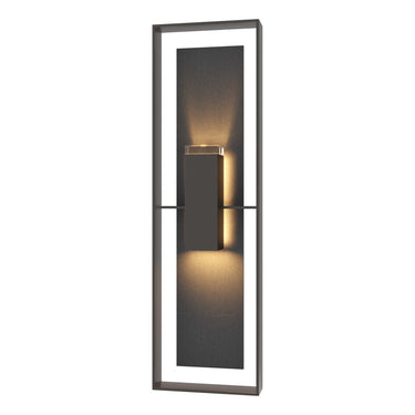 Shadow Box Tall w/Slate Outdoor Sconce 7