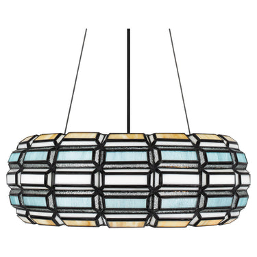 Shanghai 3 Light Pendant in Matte Black 2