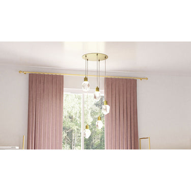 Skye 5 Light Pendant in Brushed Gold 2