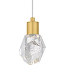 Skye Mini Pendant in Brushed Gold 2