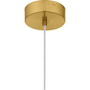 Skye Mini Pendant in Brushed Gold 3