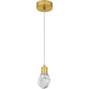 Skye Mini Pendant in Brushed Gold 4