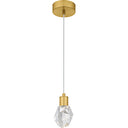 Skye Mini Pendant in Brushed Gold 1