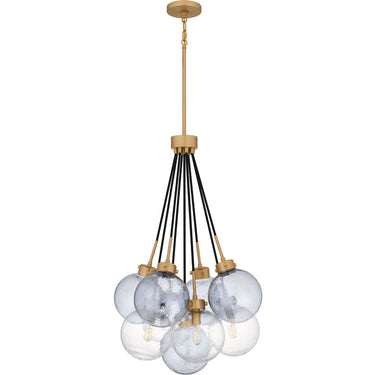Soiree 4 Light Pendant in Brushed Weathered Brass 3