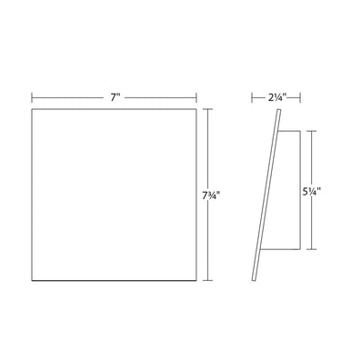 Sonneman 2363 Angled Plane Downlight LED Sconce 5