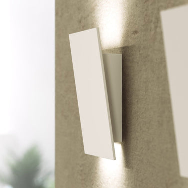 Sonneman 2365.98 Angled Plane Narrow LED Sconce in Textured White 5