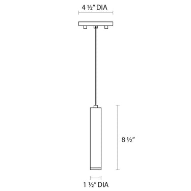 Sonneman 2390 Micro Tube LED Pendant 4
