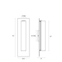 Sonneman 2441 Tubo Slim LED 12" Panel Sconce 7