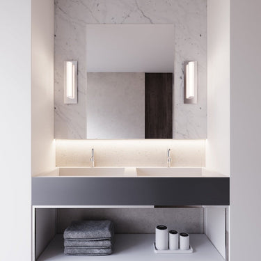 Sonneman 2441 Tubo Slim LED 12" Panel Sconce 3