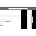 Sonneman 2544.01 Vanity Wide 36" LED Bath Bar in Polished Chrome - Crescent Harbor