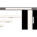 Sonneman 2545.01 Vanity Wide 48" LED Bath Bar in Polished Chrome - Crescent Harbor