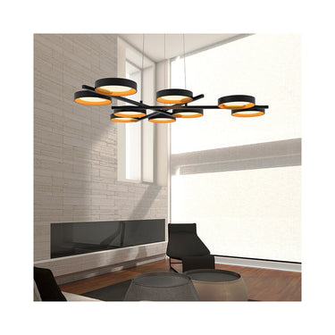 Sonneman 2656 Light Guide Ring 9-Light LED Pendant 6