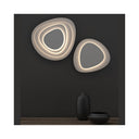 Sonneman 2690.98 Abstract Panels Small 2-Plate LED Sconce in Textured White 3