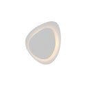 Sonneman 2690.98 Abstract Panels Small 2-Plate LED Sconce in Textured White 1