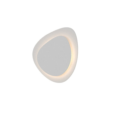Sonneman 2690.98 Abstract Panels Small 2-Plate LED Sconce in Textured White 1