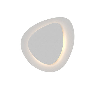 Sonneman 2692.98 Abstract Panels Large 2-Plate LED Sconce in Textured White 1