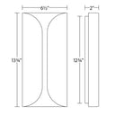 Sonneman 2710 Folds LED Sconce 7