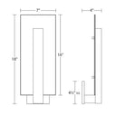 Sonneman 2724 Midtown Short LED Sconce 7