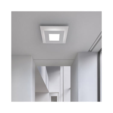 Sonneman 2727.98 Offset Square LED Surface Mount in Textured White 2