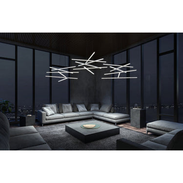 Sonneman 2763 Stix 3-Arm LED Pendant 6