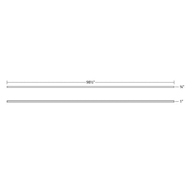 Sonneman 2794 Stix Plus 98" LED Wall Bar 3
