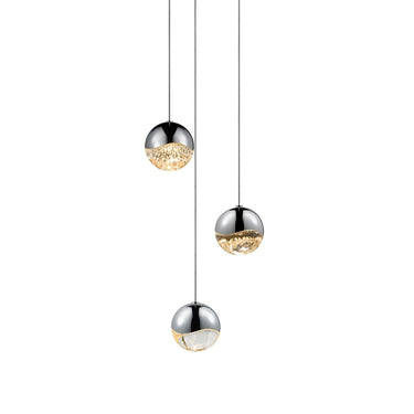 Sonneman 2914-MED Grapes 3-Light Round Medium LED Pendant 1