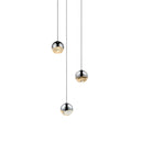 Sonneman 2914-SML Grapes 3-Light Round Small LED Pendant 1