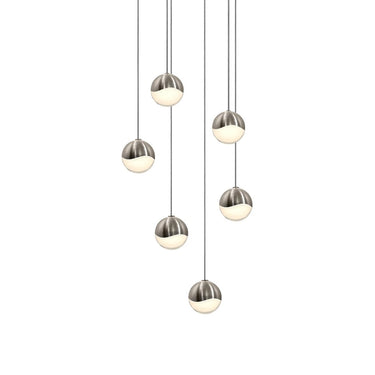 Sonneman 2915-SML Grapes 6-Light Round Small LED Pendant 2