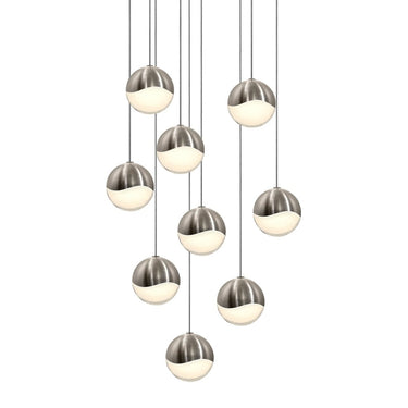 Sonneman 2916-MED Grapes 9-Light Round Medium LED Pendant 2