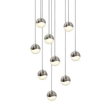 Sonneman 2916-SML Grapes 9-Light Round Small LED Pendant 2