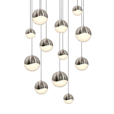 Sonneman 2917-AST Grapes 12-Light Round Assorted LED Pendant 2