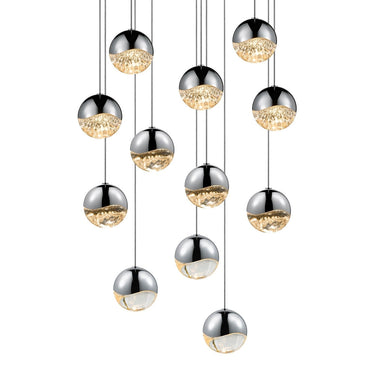 Sonneman 2917-MED Grapes 12-Light Round Medium LED Pendant 1