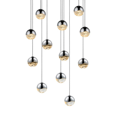 Sonneman 2917-SML Grapes 12-Light Round Small LED Pendant 1