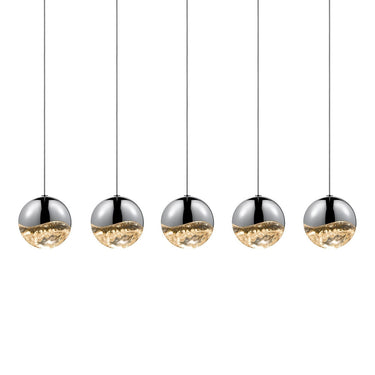 Sonneman 2921-LRG Grapes 5-Light Rectangle Large LED Pendant 1
