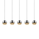 Sonneman 2921-MED Grapes 5-Light Rectangle Medium LED Pendant 1