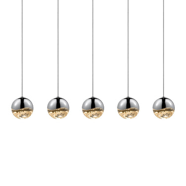 Sonneman 2921-MED Grapes 5-Light Rectangle Medium LED Pendant 1