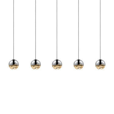 Sonneman 2921-SML Grapes 5-Light Rectangle Small LED Pendant 1