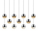 Sonneman 2922-MED Grapes 11-Light Rectangle Medium LED Pendant 1