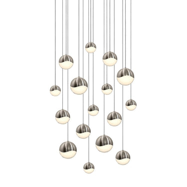 Sonneman 2923-AST Grapes 16-Light Square Assorted LED Pendant 2