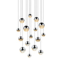 Sonneman 2923-AST Grapes 16-Light Square Assorted LED Pendant 1